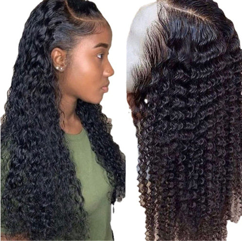 Brazilian Kinky Curly Lace Front Human Hair Wigs