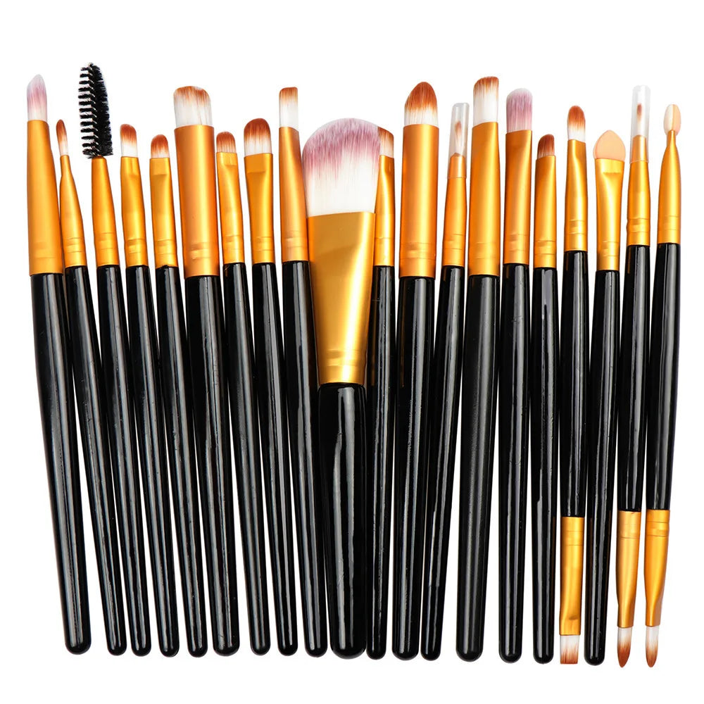 20 PCS Makeup Brush Set For Women Cosmetics Eyeshadow Cheap Professional Complete Beauty Tool Kit Female make up Eye shadow