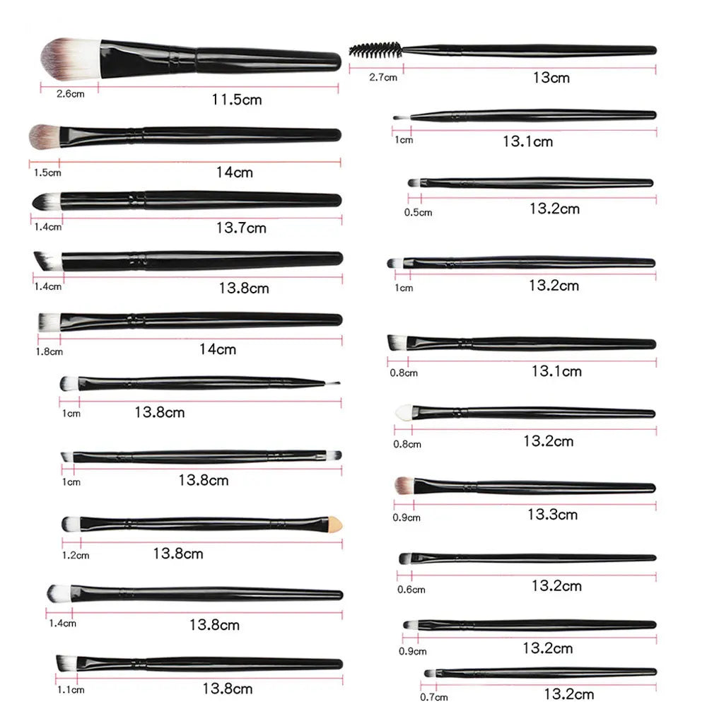 20 PCS Makeup Brush Set For Women Cosmetics Eyeshadow Cheap Professional Complete Beauty Tool Kit Female make up Eye shadow