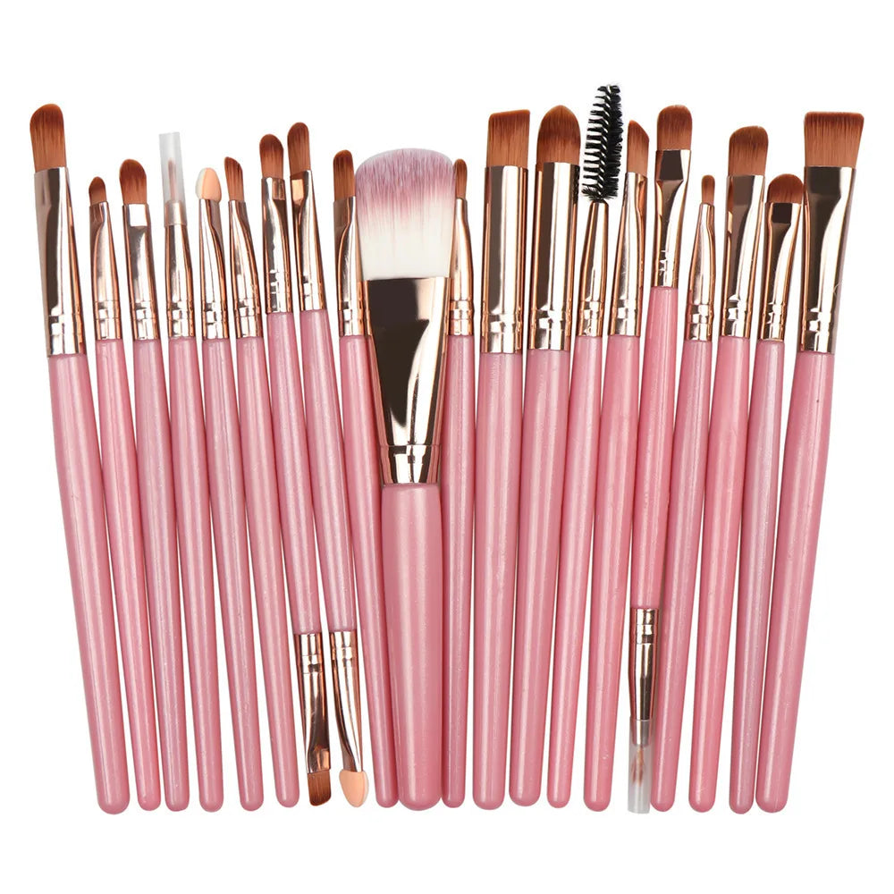 20 PCS Makeup Brush Set For Women Cosmetics Eyeshadow Cheap Professional Complete Beauty Tool Kit Female make up Eye shadow