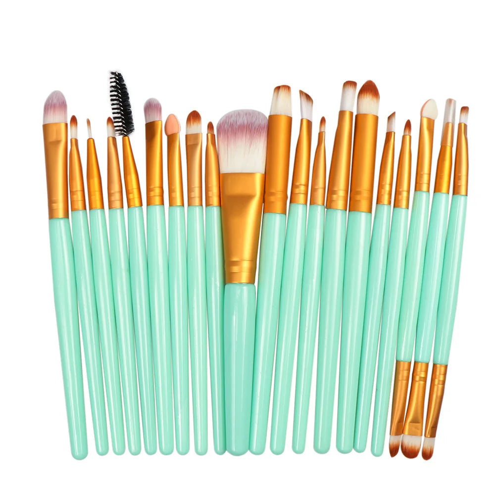 20 PCS Makeup Brush Set For Women Cosmetics Eyeshadow Cheap Professional Complete Beauty Tool Kit Female make up Eye shadow