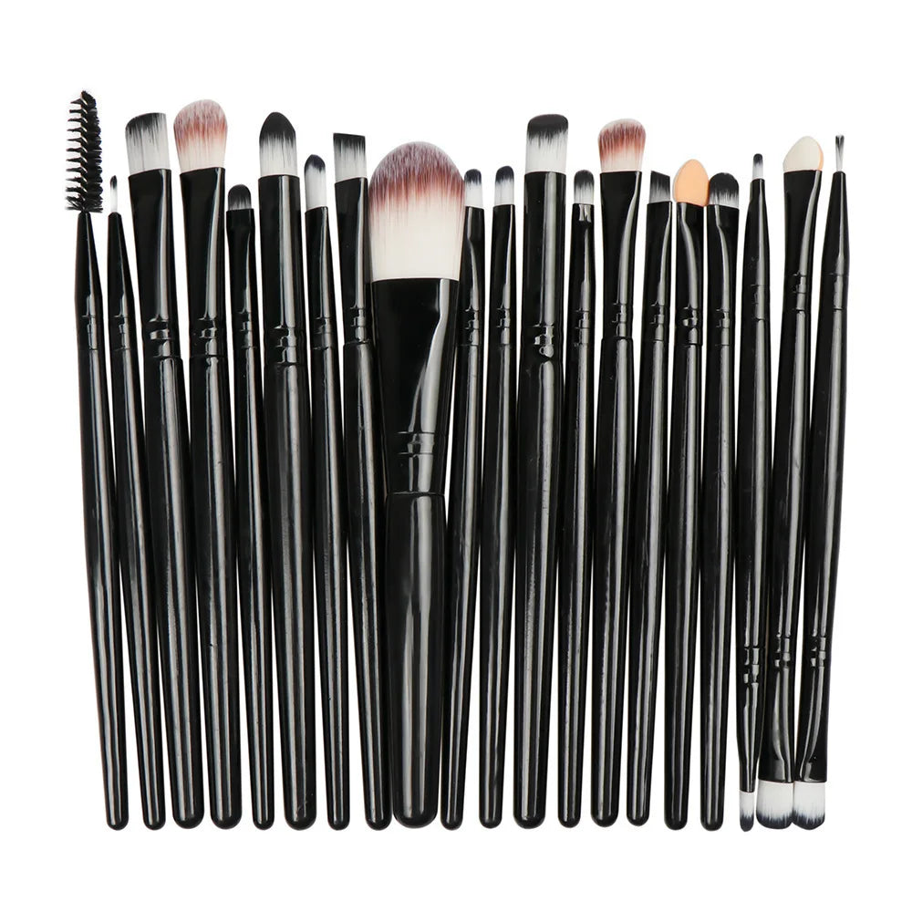 20 PCS Makeup Brush Set For Women Cosmetics Eyeshadow Cheap Professional Complete Beauty Tool Kit Female make up Eye shadow