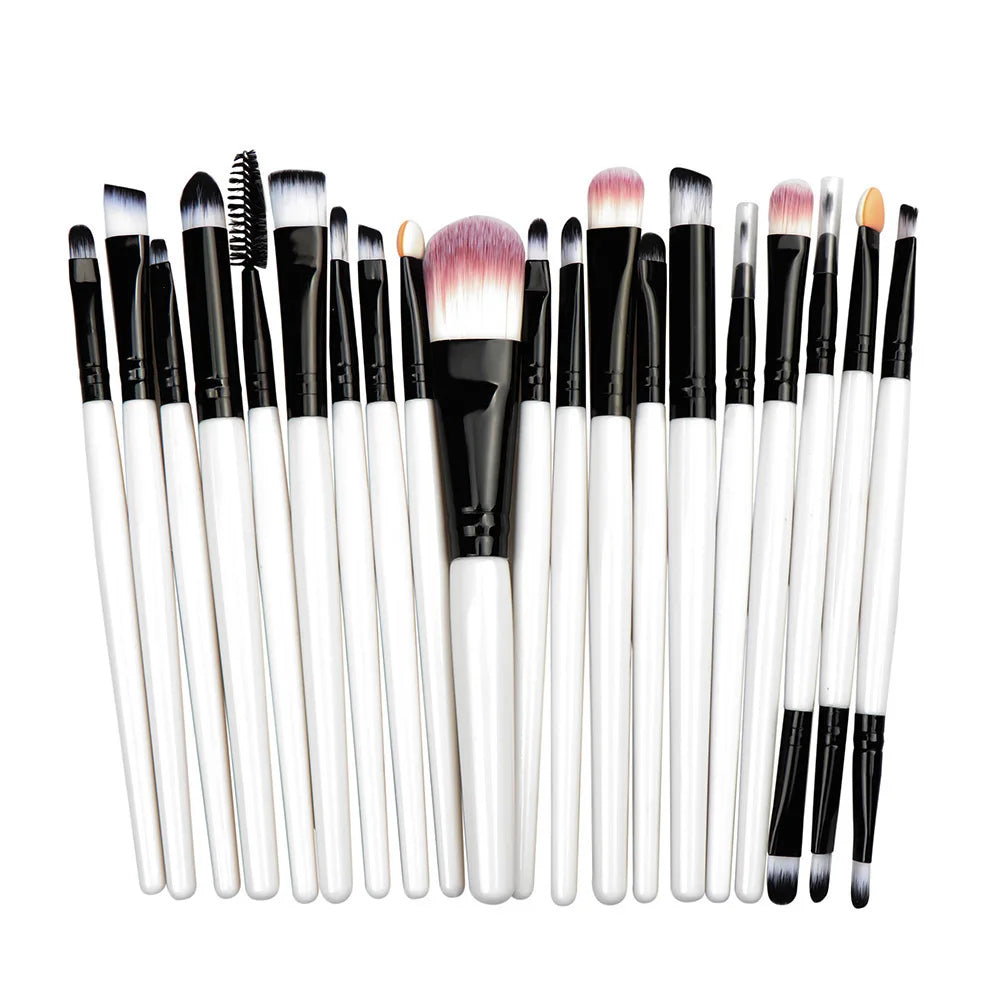 20 PCS Makeup Brush Set For Women Cosmetics Eyeshadow Cheap Professional Complete Beauty Tool Kit Female make up Eye shadow