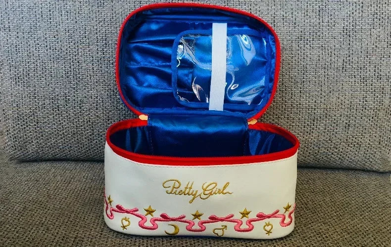 Anime Sailor Moon Outdoor Girl Makeup Bag Women Cosmetic Bag Women Toiletries Organizer Waterproof Female Storage Make up Cases