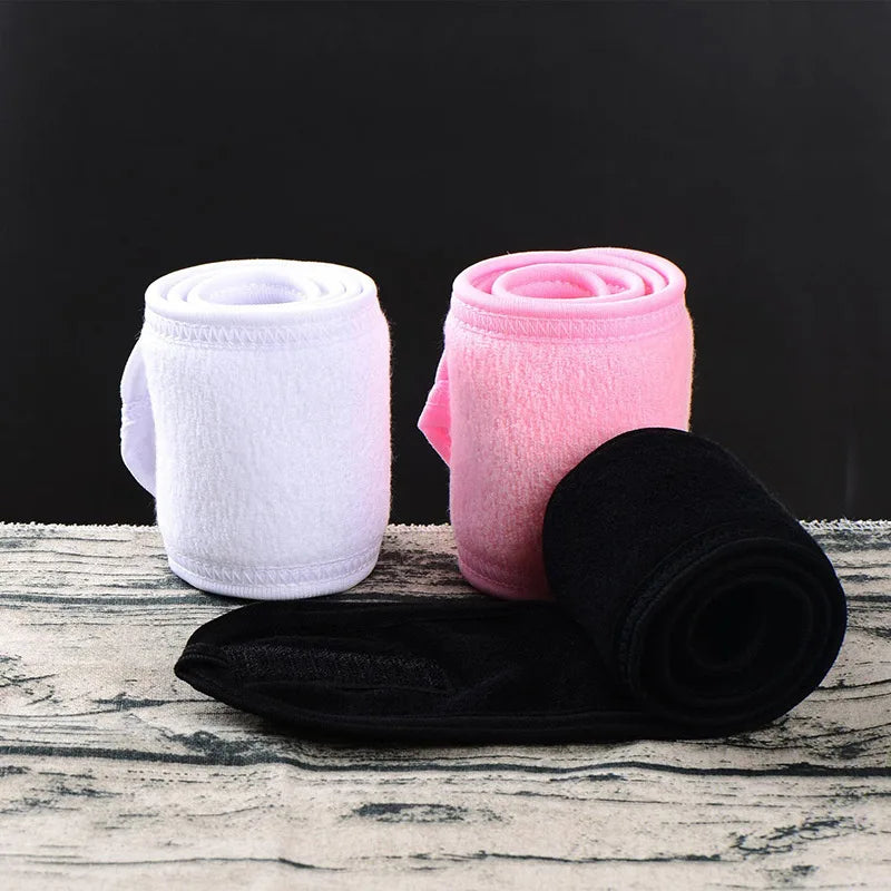 Self-adhesive Wide Hairband for Women Towel Yoga Spa Bath Shower Makeup Wash Face Cosmetic Salon Headband Make Up Accessories