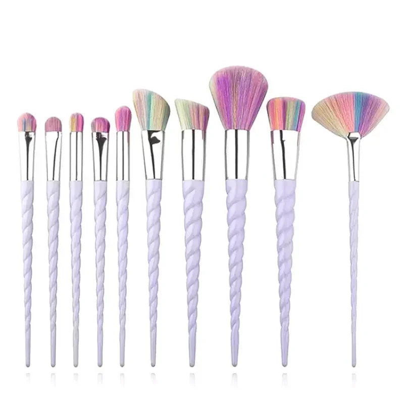 5-13pcs Makeup Brushes Set Spiral Handle Foundation Powder Blush Eyeshadow Concealer Lip Eye Make Up Brush Cosmetics Beauty Tool