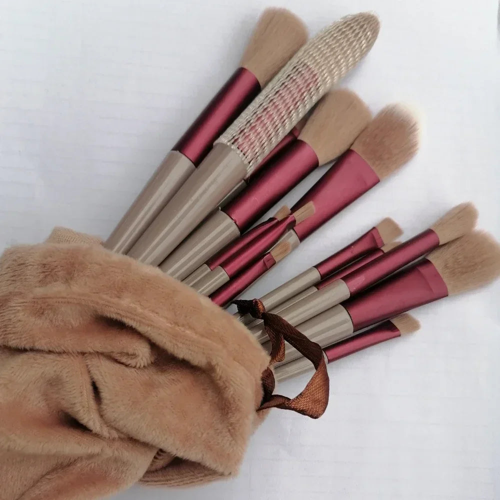 5-13pcs Makeup Brushes Set Spiral Handle Foundation Powder Blush Eyeshadow Concealer Lip Eye Make Up Brush Cosmetics Beauty Tool