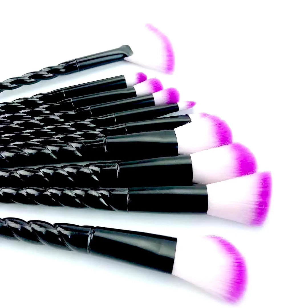 5-13pcs Makeup Brushes Set Spiral Handle Foundation Powder Blush Eyeshadow Concealer Lip Eye Make Up Brush Cosmetics Beauty Tool