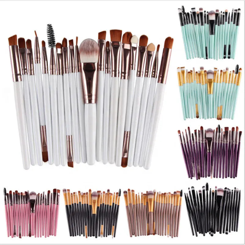 20 PCS Makeup Brush Set For Women Cosmetics Eyeshadow Cheap Professional Complete Beauty Tool Kit Female make up Eye shadow