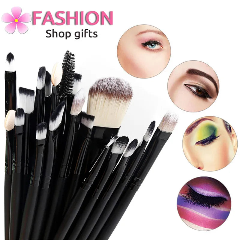 20 PCS Makeup Brush Set For Women Cosmetics Eyeshadow Cheap Professional Complete Beauty Tool Kit Female make up Eye shadow