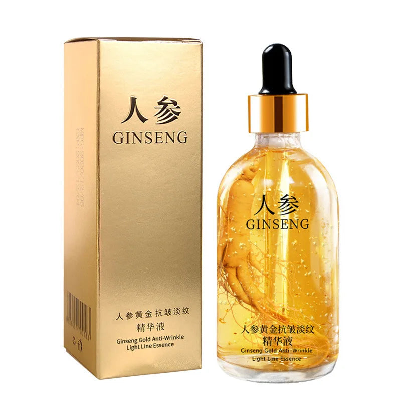 100ml 24k Gold Hyaluronic Acid Nicotinamide Face Serum Facial Moist Collagen Essence Smoothes Wrinkles Skin Care Serum