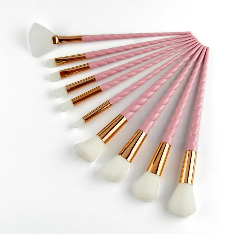 5-13pcs Makeup Brushes Set Spiral Handle Foundation Powder Blush Eyeshadow Concealer Lip Eye Make Up Brush Cosmetics Beauty Tool