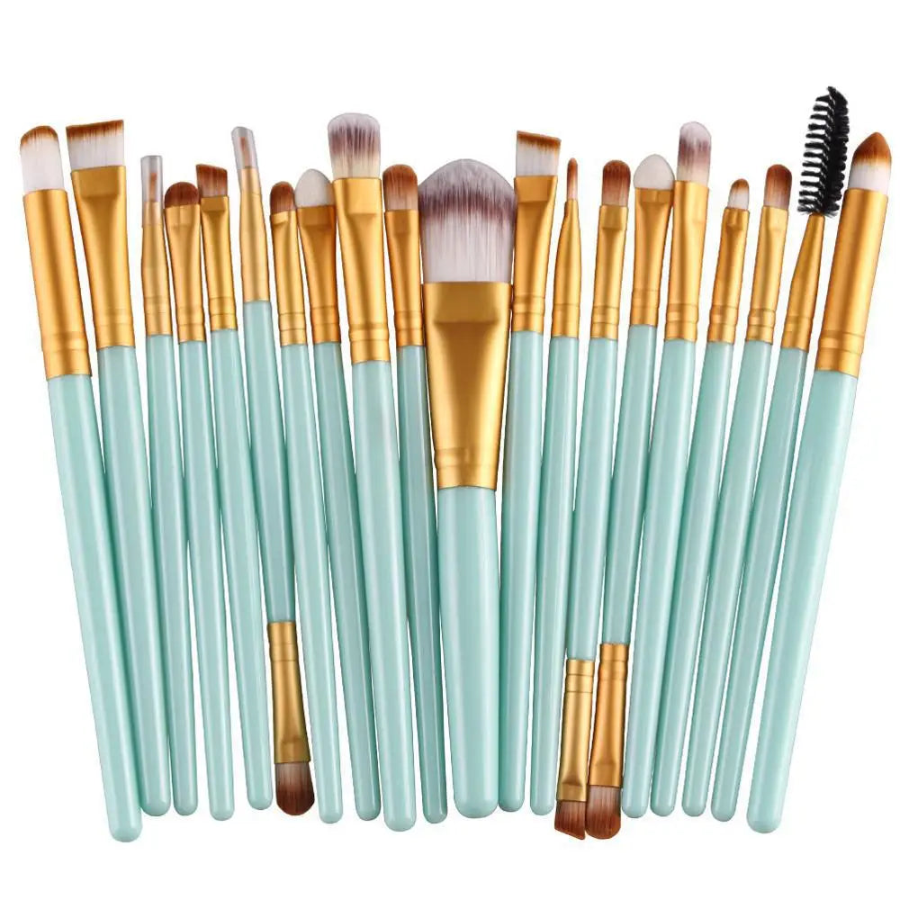 20 PCS Makeup Brush Set For Women Cosmetics Eyeshadow Cheap Professional Complete Beauty Tool Kit Female make up Eye shadow