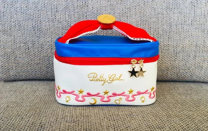 Anime Sailor Moon Outdoor Girl Makeup Bag Women Cosmetic Bag Women Toiletries Organizer Waterproof Female Storage Make up Cases