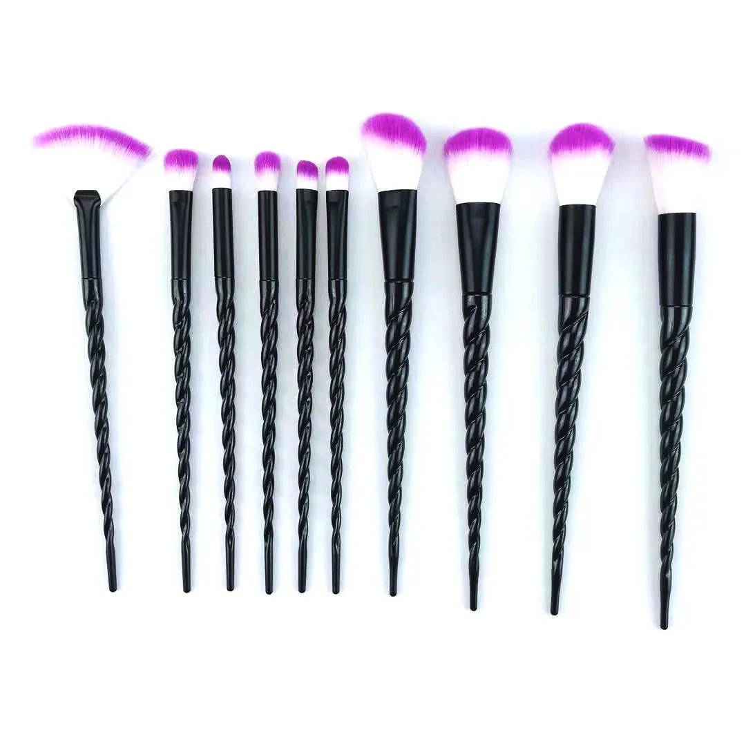 5-13pcs Makeup Brushes Set Spiral Handle Foundation Powder Blush Eyeshadow Concealer Lip Eye Make Up Brush Cosmetics Beauty Tool