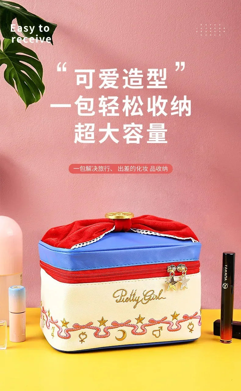 Anime Sailor Moon Outdoor Girl Makeup Bag Women Cosmetic Bag Women Toiletries Organizer Waterproof Female Storage Make up Cases