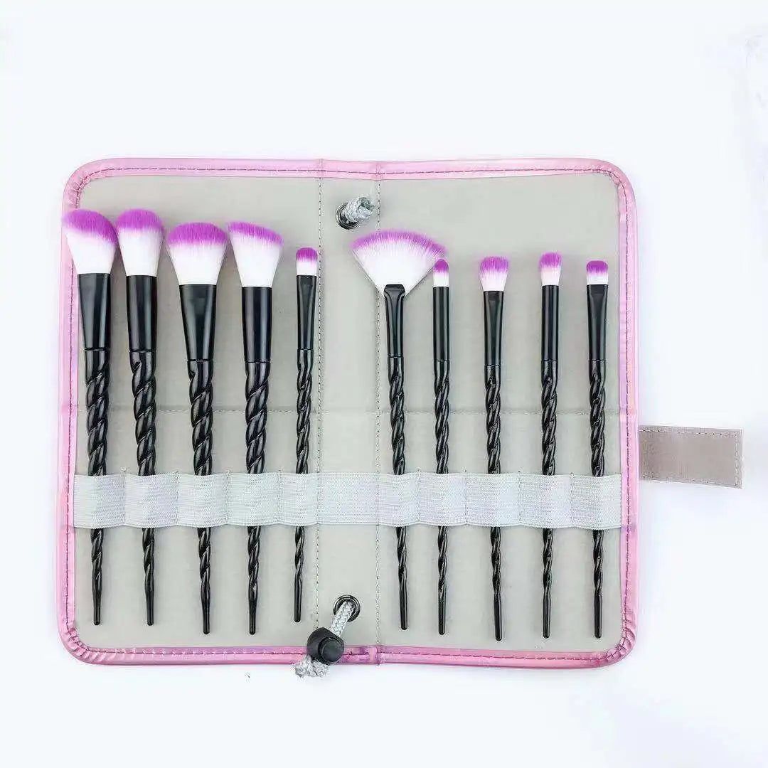 5-13pcs Makeup Brushes Set Spiral Handle Foundation Powder Blush Eyeshadow Concealer Lip Eye Make Up Brush Cosmetics Beauty Tool