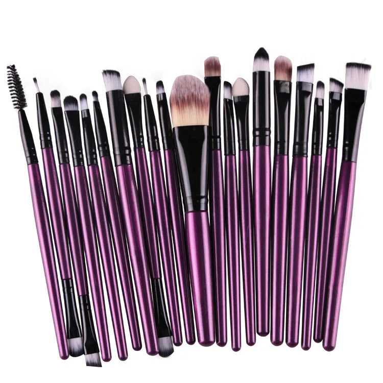 20 PCS Makeup Brush Set For Women Cosmetics Eyeshadow Cheap Professional Complete Beauty Tool Kit Female make up Eye shadow